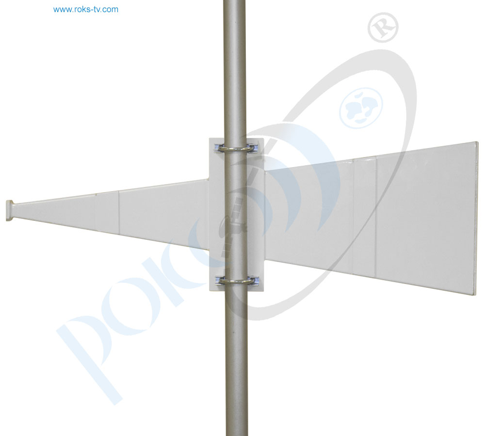Long sector antenna ku band h pol 120 deg   side
